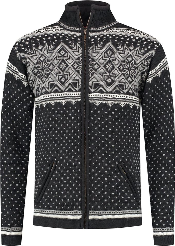 Norfinde Noors vest-windstopper - 100% zuivere wol - grijs