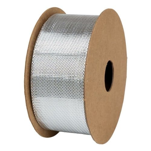 Stewo satijnen cadeaulint, formaat 25 mm. x 4 m., kleur zilver