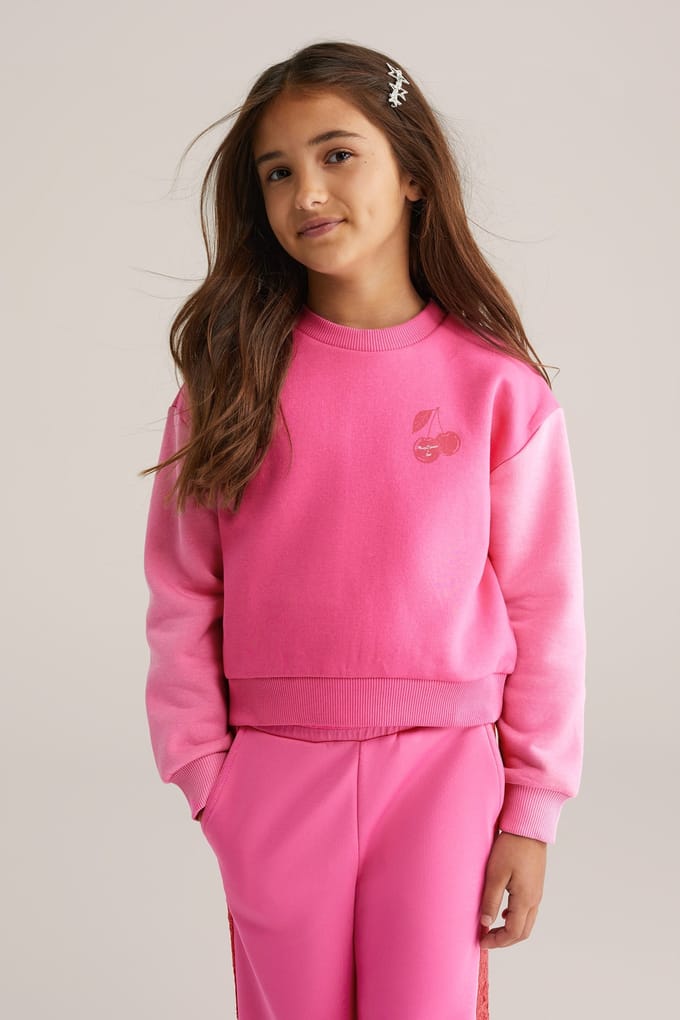 We Fashion Sweater Bright Pink Maat: 170/176 | Truien Outlet | kids | Roze