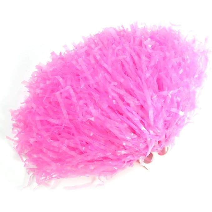 8 Kleuren 2 stuks Modieuze Cheerleader Pompons Sportfeest Dansaccessoires Pinkish
