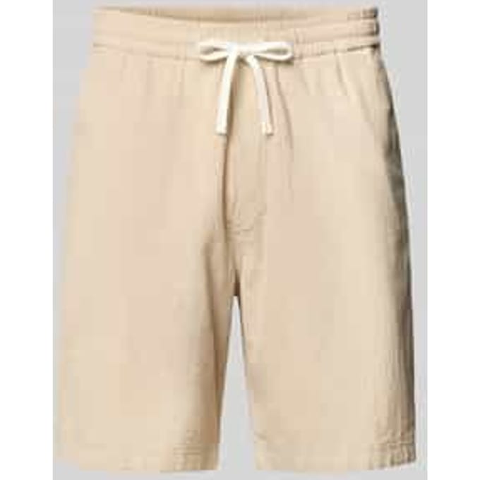 Relaxed fit short van stof van puur katoen