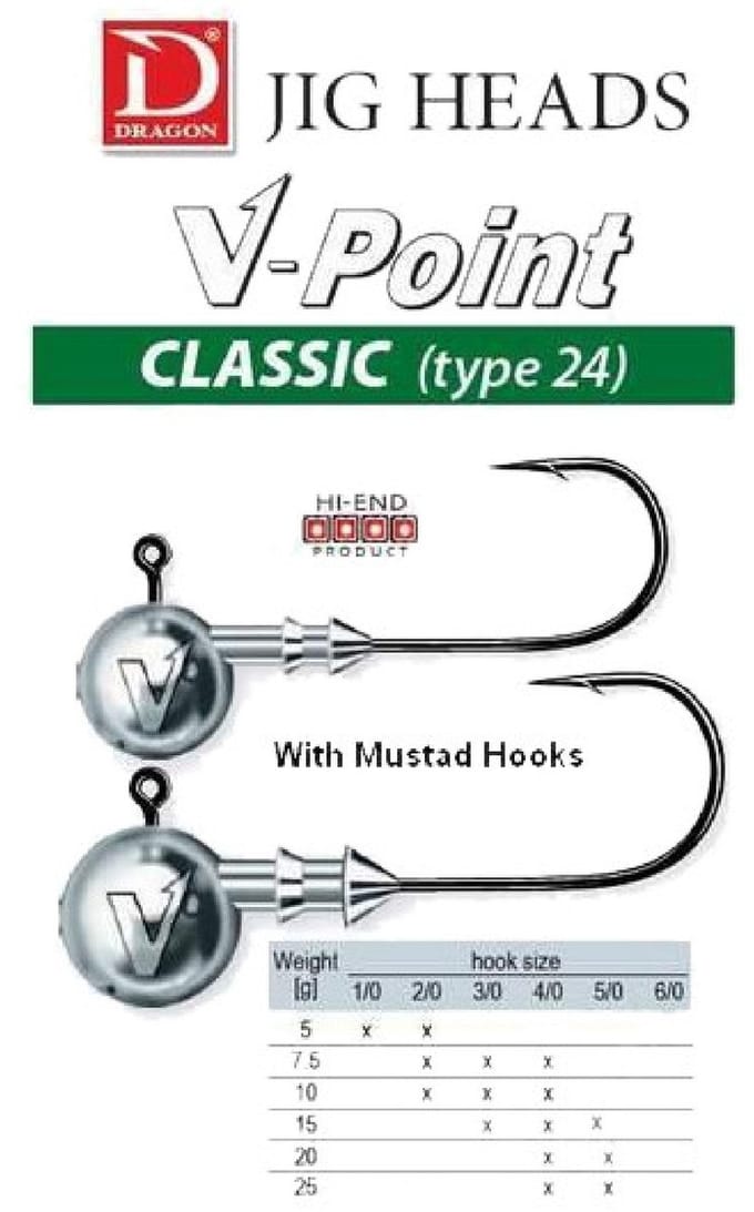 Dragon V-point Big Game Jighead 20g / #10/0