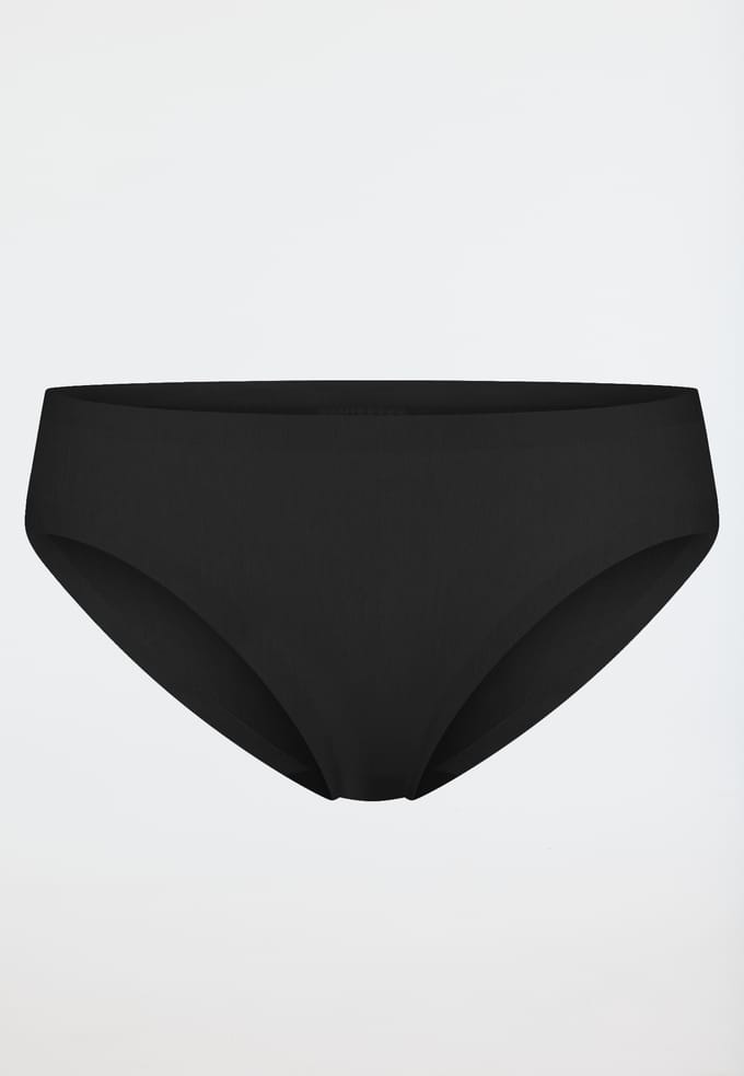 Schiesser Panty naadloos - Invisible Light Dames Onderbroek - zwart