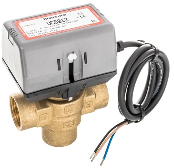 Honeywell VC6013MP6000/U 3-wegklep zonder hulpschakelaar