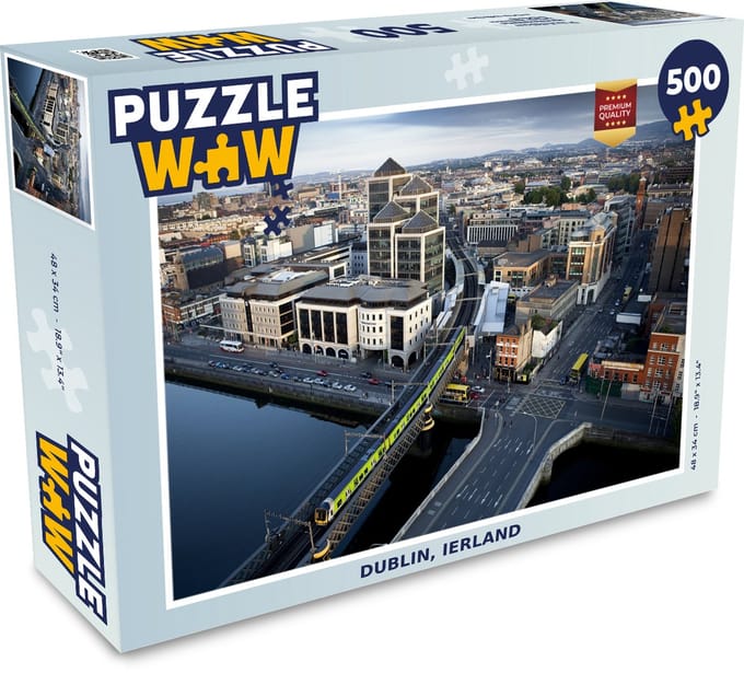 Puzzel Dublin in Ierland - Legpuzzel - Puzzel 500 stukjes