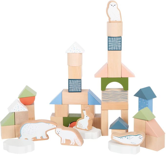 Small Foot - Wooden Building Blocks Arctic 20 pcs