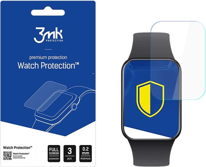 Xiaomi Smart Band 8 Pro - 3mk Watch Protection v. FlexibleGlass Lite