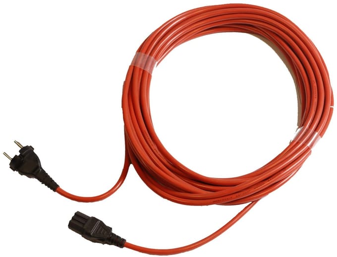 Numatic snoer 12.5 meter 2-aderig stekker plug tbv ppr hrp hep