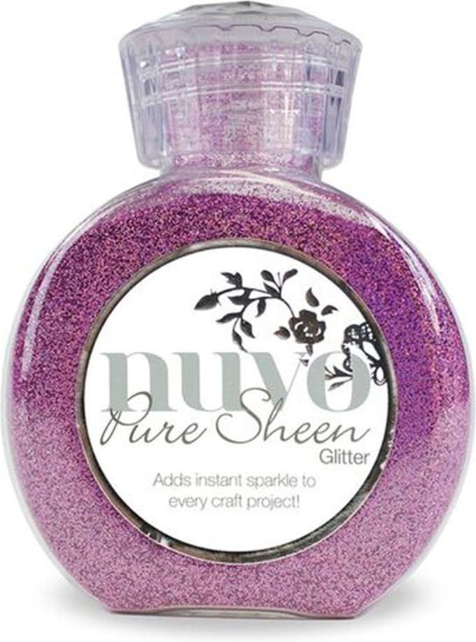Nuvo Pure sheen glitter Hot pink