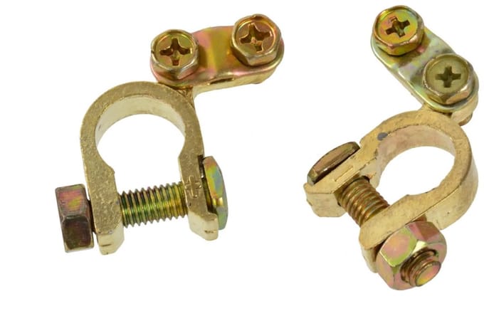 GEKO Accuklemmen - Set van 2 - Geschikt voor 6V/12V - Uitstekende geleiding