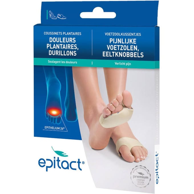 Epitact® Voetzoolkussentjes Pijnlijke Voetzolen - Eeltknobbels Small 1 Verband(en)