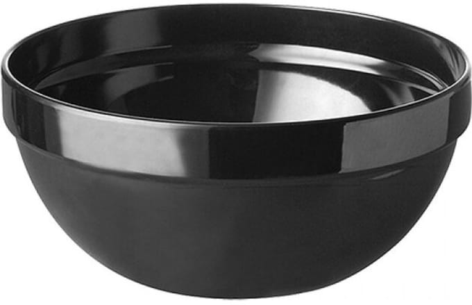 Melamine kom - "casual" - Zwart - ø10 cm