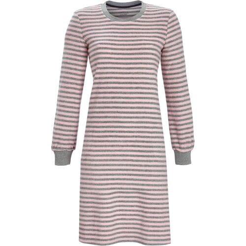 Ringella Badstoffen nachthemd roze grijs Roze vrouw 52