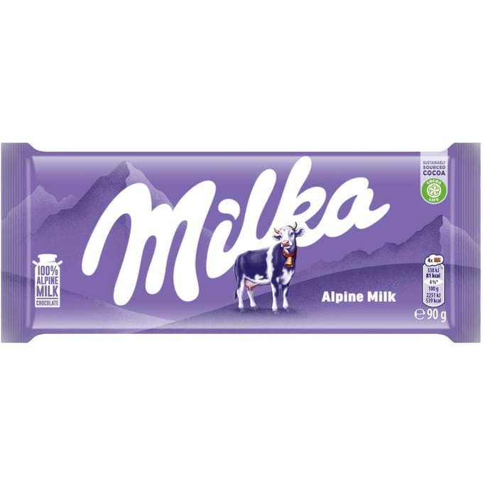 Milka Melkchocolade 90 g