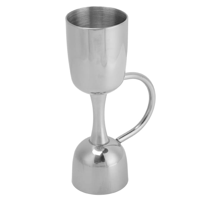 RVS Bar Maatbeker Jigger Wijn Cocktail Shaker Jigger Dubbelkoppige Drank Maatbeker L(for 6.5-9kg) gray