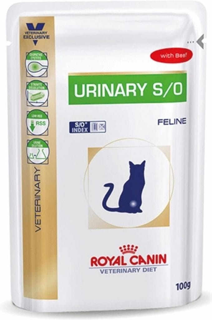 Royal Canin Urinary S/O - Rundvlees - Kattenvoer - 100 g