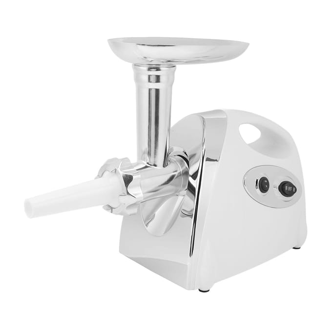 Hachoir à viande électrique multifonction automatique haute puissance, blanc L white