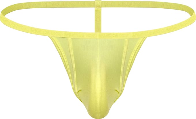 SUKREW G-String Blonde Yellow - MAAT M - Heren Ondergoed - String voor Man - Mannen Thong