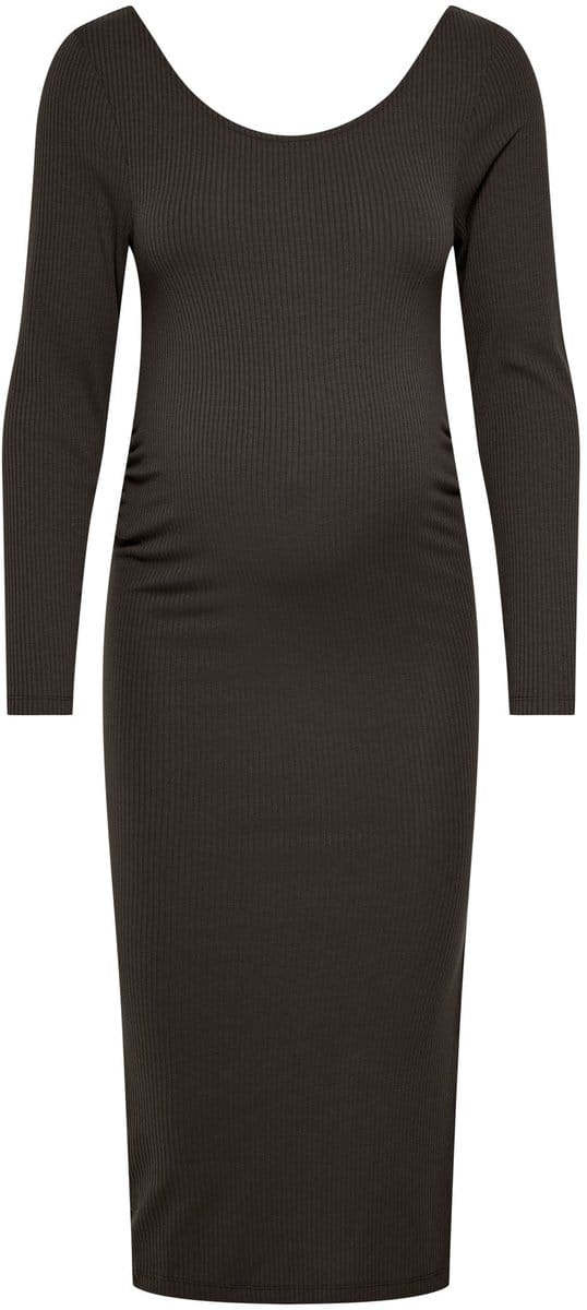 ONLY - OLMSANNE LS O-NECK CALF DRESS JRS - Dames - Maxi jurken