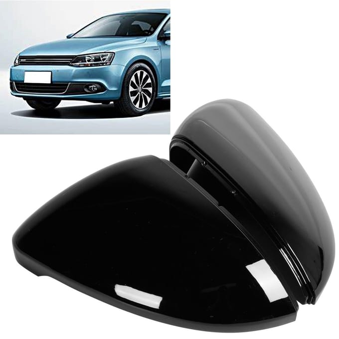 Coque de rétroviseur noir brillant pour VW Golf MK7 2014+ gray