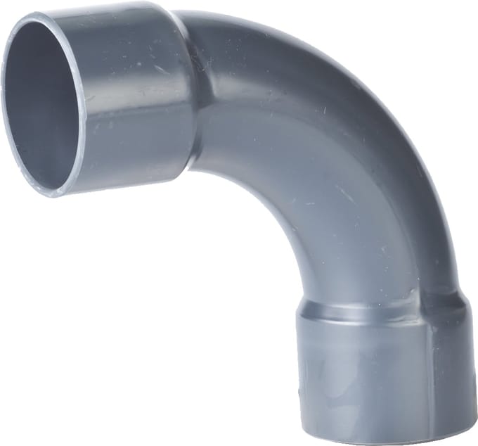 Druk PVC bocht 90gr - 110mm - 12,5 bar