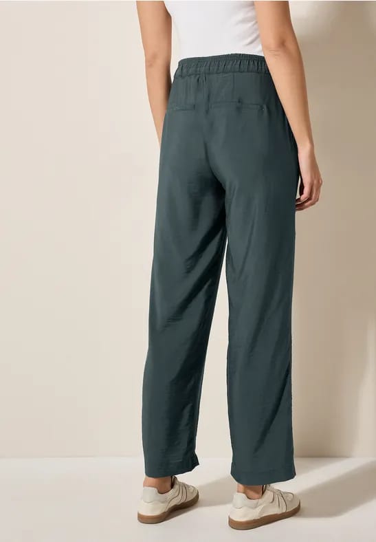 Wide Legs gestructureerde broek