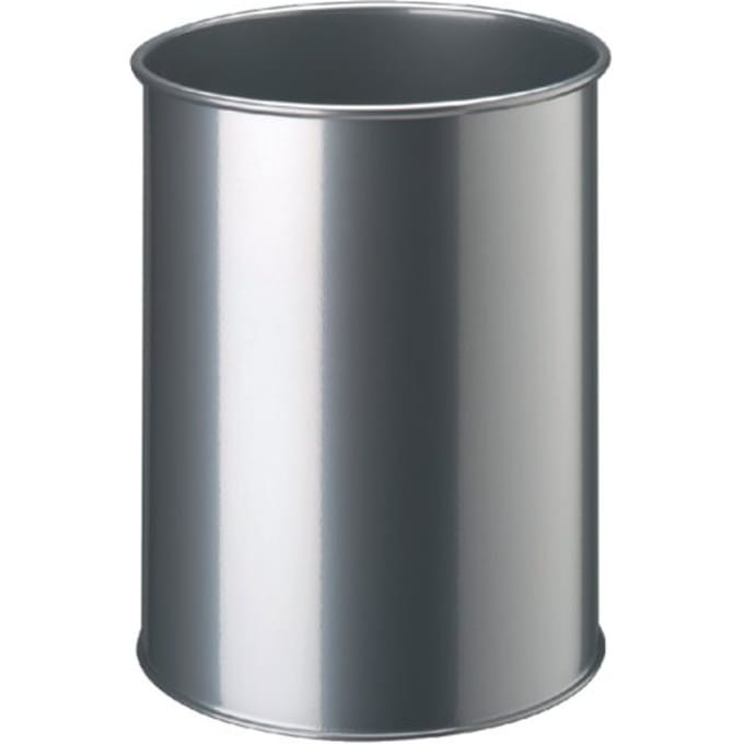 Papierbak durable 3301-23 15 liter rond zilver