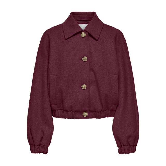Only Onlnancy life collar jacket cc otw bordeaux