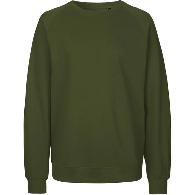 Neutral - Unisex Sweatshirt - Military - 100% Biologisch Katoen maat M