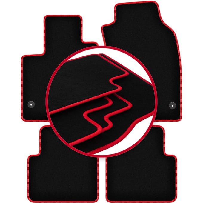 CARLUX-RED automatten voor: Fiat Panda III hatchback (2012-)