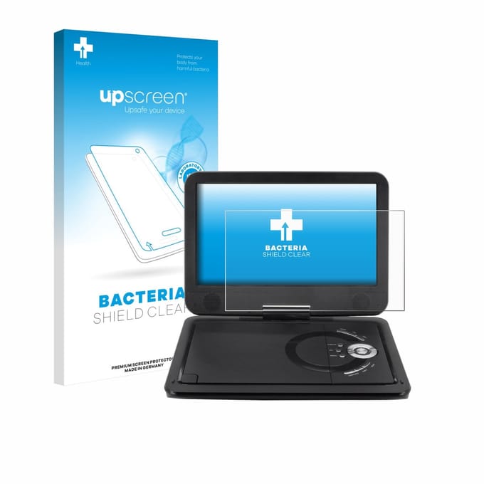 upscreen - Screenprotector voor Soundmaster PDB1910SW DVD Player - Folie Beschermfolie transparant antibacterieel