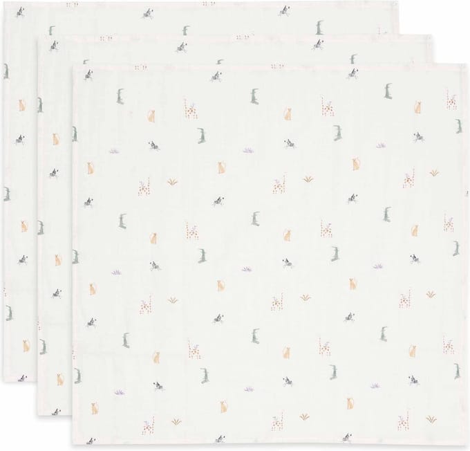 Jollein Hydrofiele Doek Small 70x70cm Jungle Jambo (3pack)