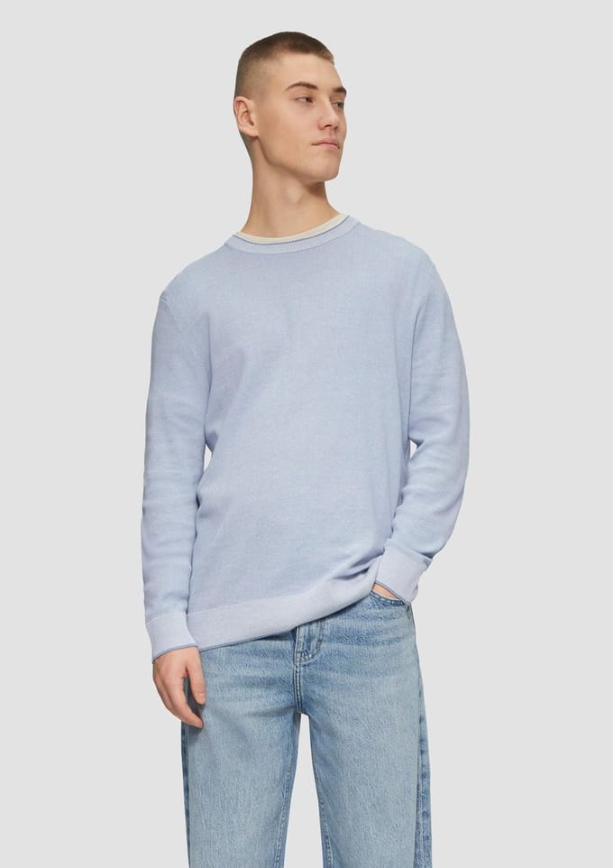 Q/S designed by - Pull - Maat L - - 52W0 BLUE -