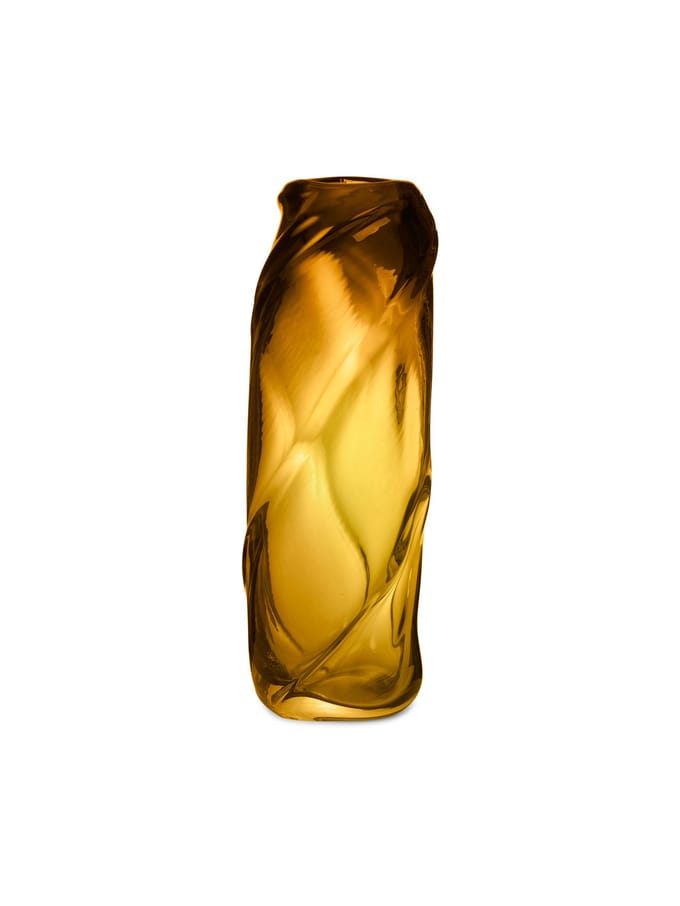 Ferm Living Water Swirl Vaas - amberkleurig