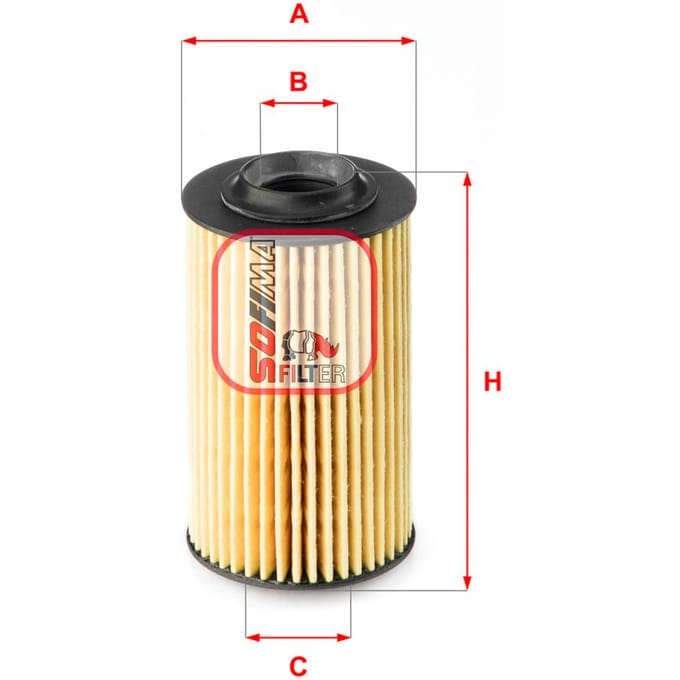 Oliefilter SOFIMA S5163PE