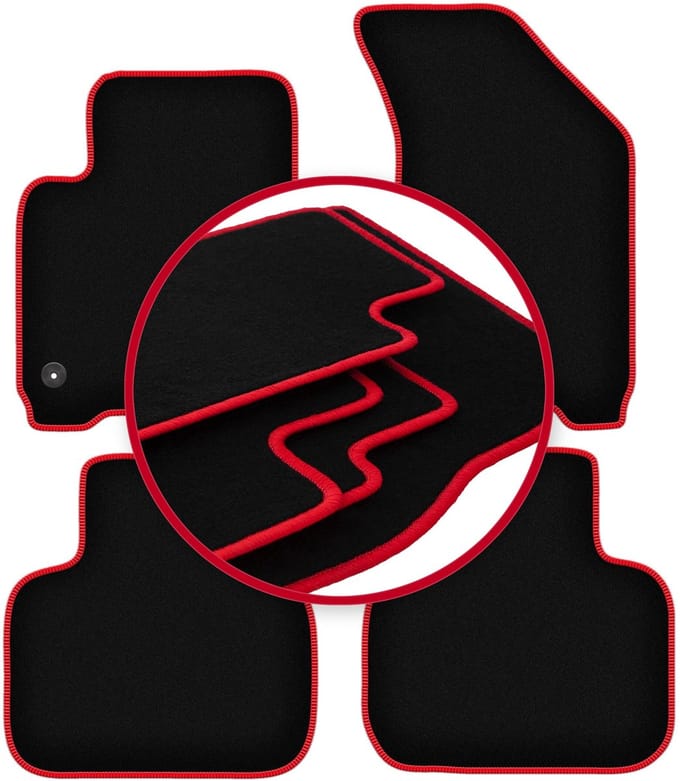 CARLUX-RED automatten voor: Fiat Freemont crossover (2011-2016)