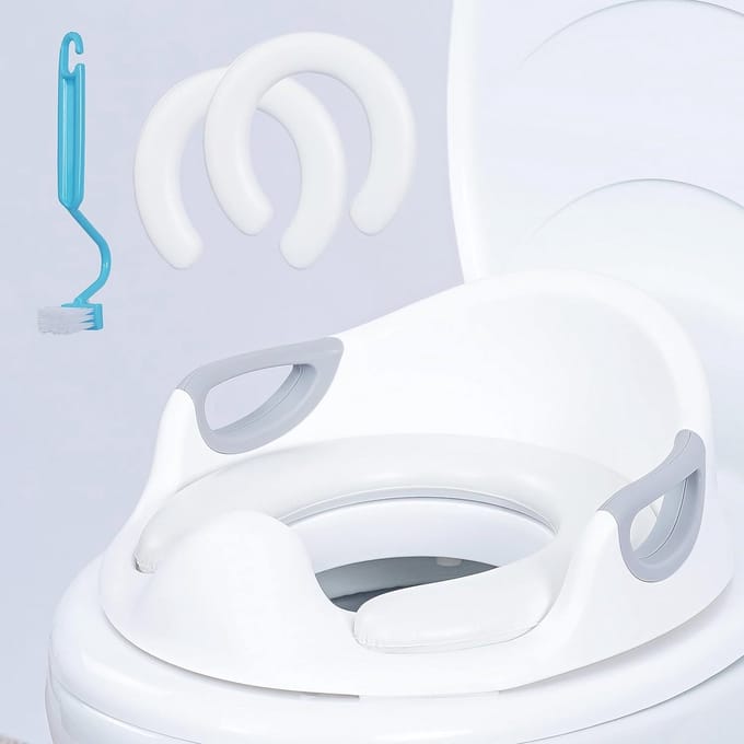 Zindelijkheidstraining Toiletbril voor Peuters met Spatbescherming en Antislip