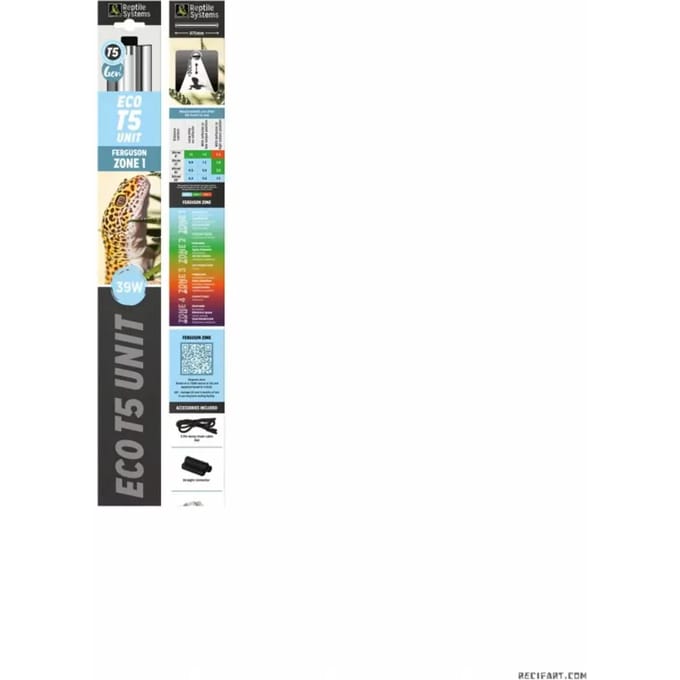As Reptile Eco T5 UVB 2,4 % Unit Ferguson Zone 1 870mm | 39 watt
