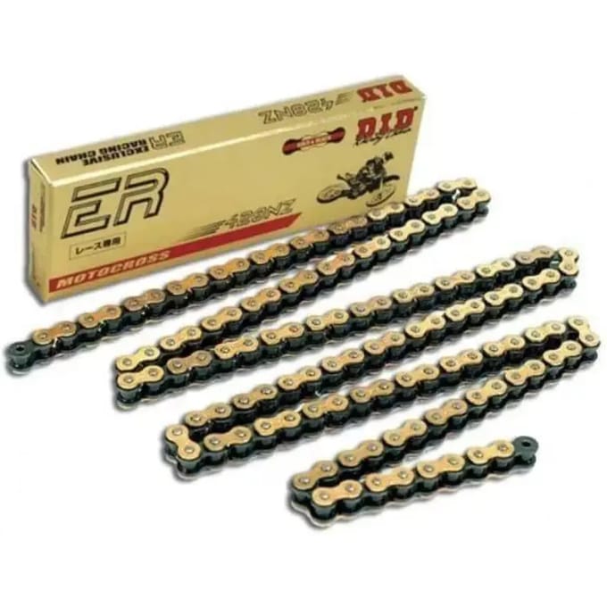 Motorfiets rolketting D.I.D 428Nz(G&B) X 132 Mail. Fj