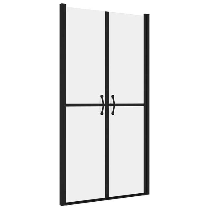 vidaXL - Douchedeur - (93-96)x190 - cm - ESG - mat