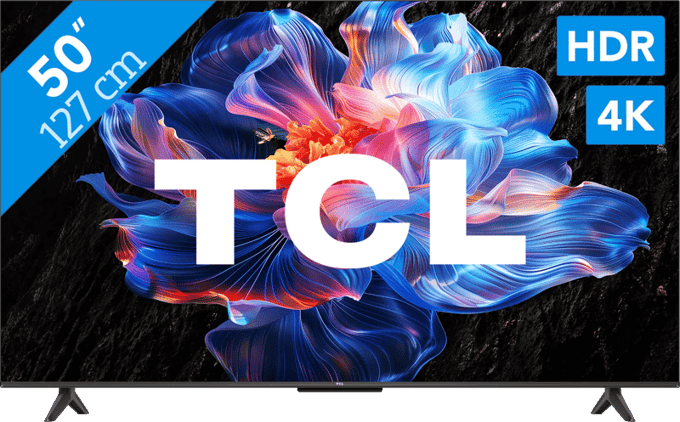 TCL 50P61K - 50 inch - 4K LED - 2025 - Smart TV