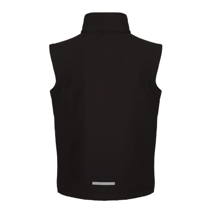 Regatta Kinder/Kids Ablaze Softshell Reflecterend Gilet (Zwart)
