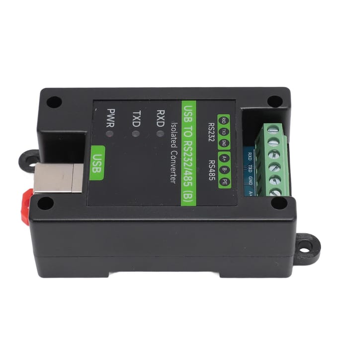 Convertisseur USB vers RS232 RS485 Puce FT232RNL Convertisseur USB isolé de qualité industrielle avec 3 LED gray