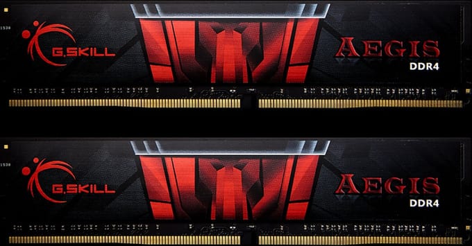 DDR4 32GB PC 2666 CL19 G.Skill KIT (2x16GB) 32GIS Aegis