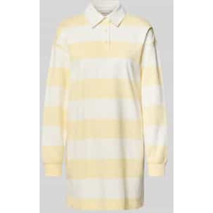 Mini-jurk met polokraag model 'Varsity'