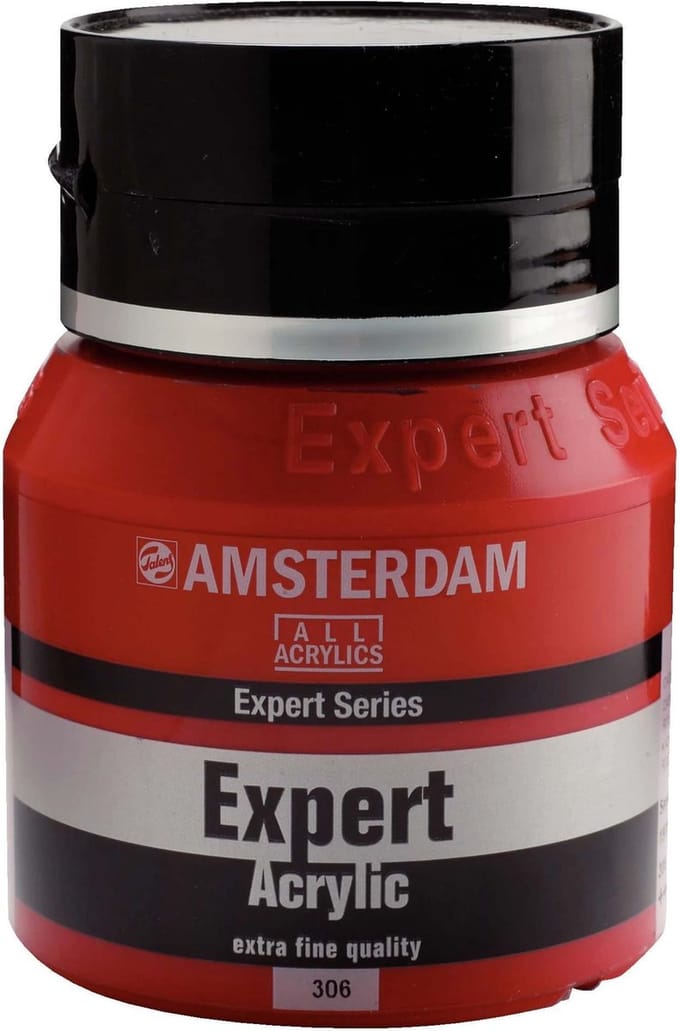 Expert Series Acrylverf Pot 400 ml - Cadmiumrood Donker 306