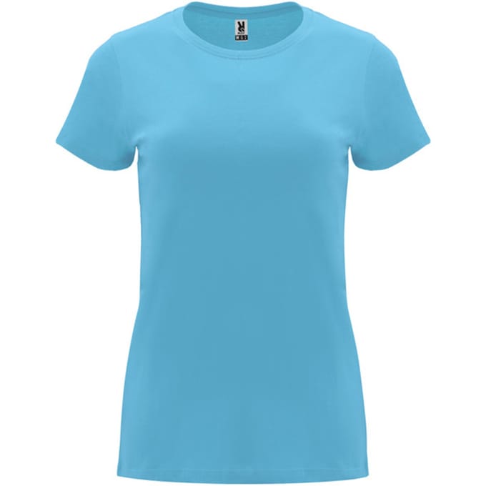 Roly Dames/Dames Capri T-Shirt (Turquoise)