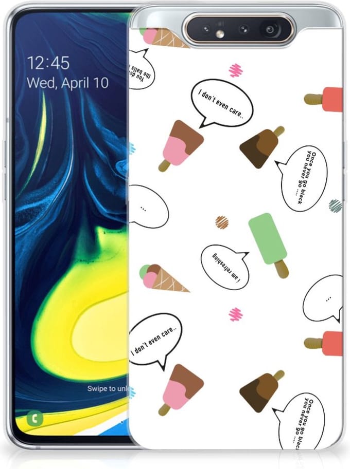 Samsung Galaxy A80 Siliconen Case IJsjes