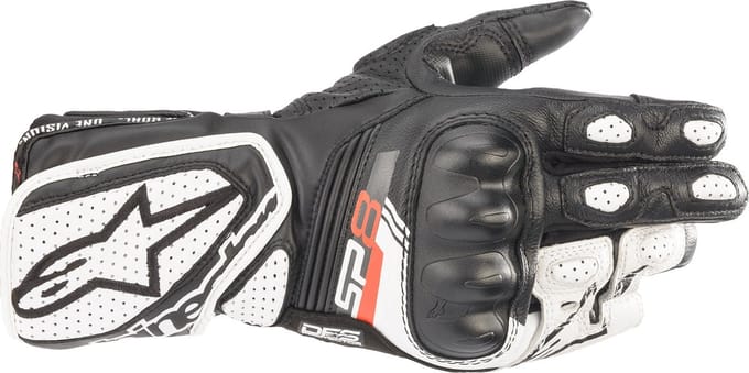 Alpinestars Stella SP-8 V3 Zwart Wit - Handschoen