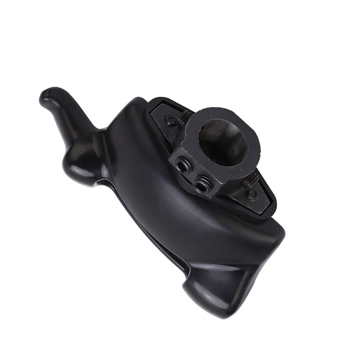 Zwarte bandenwisselmachine Plastic en IJzeren Montage Demontage Eendenkop Kit Dia 30mm wit
